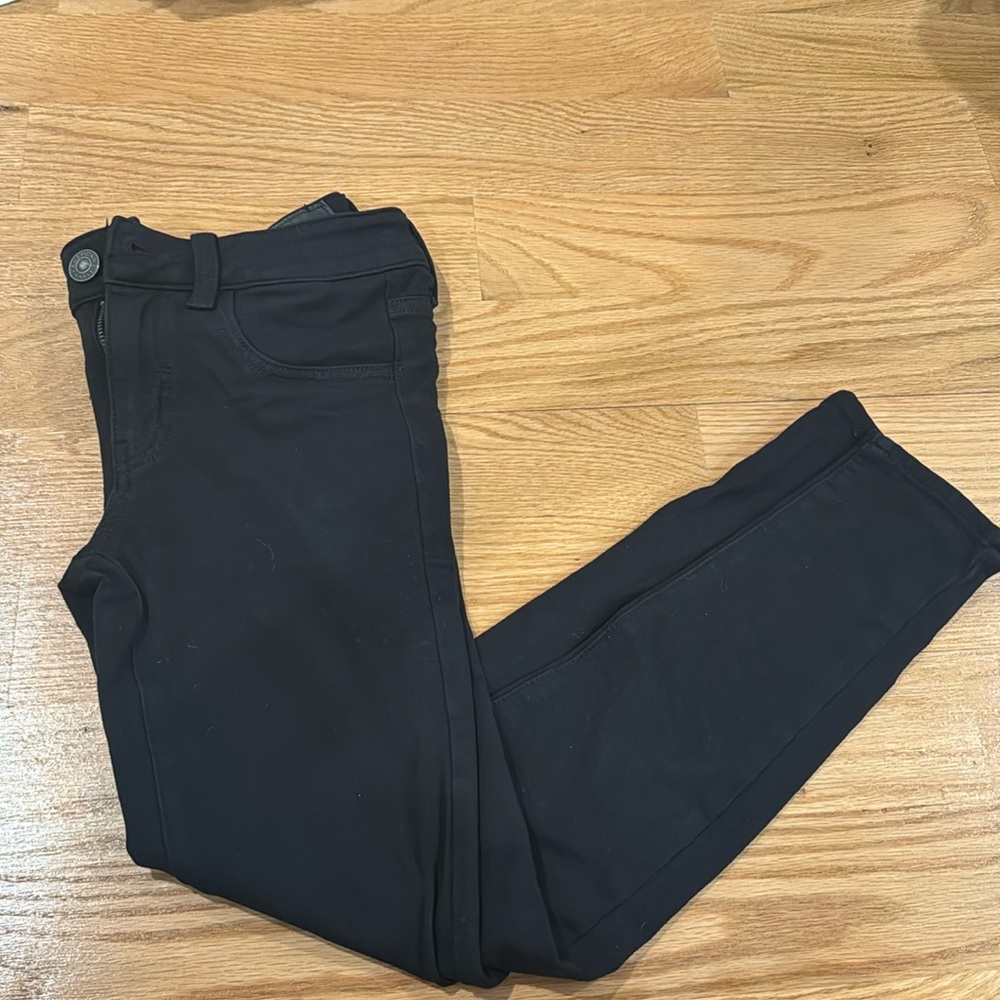 American eagle black jegging pants size 2